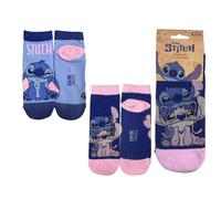 Disney Ankle Socks 2 Pair Pack Lilo & Stitch 2900003288
