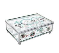 Disney Anniversary Jewelry Box - Officially Licensed Cute Celebration Glass Jewelry Box - Celebrating 100 Years of Wonder