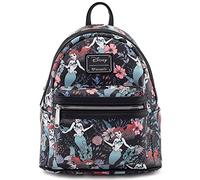 Disney Ariel Floral Black Mini Backpack