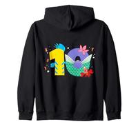 Disney Ariel Numbers "10" Tenth 10th Birthday Party Gift Zip Hoodie