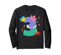 Disney Ariel Numbers "3" Third 3rd Birthday Party Gift Long Sleeve T-Shirt