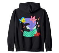 Disney Ariel Numbers "3" Third 3rd Birthday Party Gift Zip Hoodie