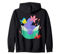 Disney Ariel Numbers "6" Sixth 6th Birthday Party Gift Zip Hoodie
