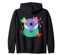 Disney Ariel Numbers "8" Eighth 8th Birthday Party Gift Zip Hoodie