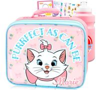 Disney Aristocats Lunchbox for Girls Bundle w/Insulated Lunch Bag + More