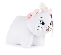Disney Aristocats Marie 2-in-1 Plush Pillow Pal - Ultra Soft Multipurpose Cushion with Strap Closure, Huggable Plushie for Kids’ Bedroom, Trip, and Sleepovers