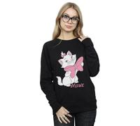 (XL, Black) Disney Womens/Ladies Aristocats Marie Bow Sweatshirt