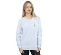 Disney Aristocats Marie Breast Print Sweatshirt In Grey Grey L
