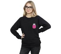 Disney Women's Aristocats Marie Chest Sweatshirt in Black | Size: XL Disney Black XL