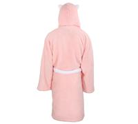 Disney Womens Aristocats Marie Dressing Gown Fleece Supersoft Hooded Robe Pink S-M