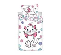 Disney Aristocats Marie Floral Single Duvet Cover And Pillowcase Set