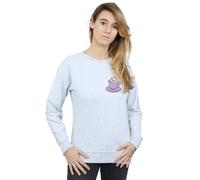 Disney Aristocats Marie In Cup Breast Print Sweatshirt In Grey Grey S