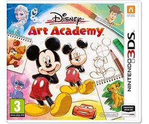Disney Art Academy ITALIAN Cover - all Languages in Game /3DS - 3DS - B59z