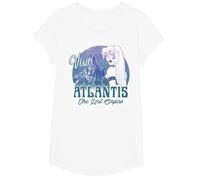 Disney Atlantis The Lost Empire Kida Visit Portrait T-Shirt, Girls, White, Large