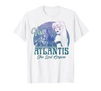 Disney Atlantis The Lost Empire Kida Visit Portrait T-Shirt, Men, White, Large