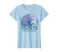 Disney Atlantis The Lost Empire Kida Visit Portrait T-Shirt, Women, Baby Blue, Large