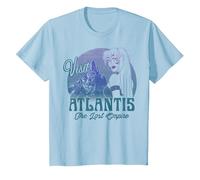 Disney Atlantis The Lost Empire Kida Visit Portrait T-Shirt, Youth, Baby Blue, 4T
