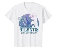 Disney Atlantis The Lost Empire Kida Visit Portrait T-Shirt, Youth, White, Large