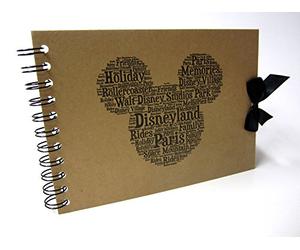 Disney Autograph Book, Mickey or Minnie Mouse, Disney Land or Disneyworld, A5 Size (A5 Mickey (Paris))