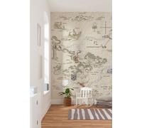 Nursery Disney Wall Mural 78x94in kids room photo wallpaper Winnie Pooh Map