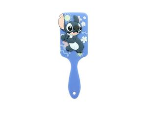 Disney Baby Child Stitch Detangling Brush - Lilo & Stitch - Fine Curly, Thick Hair - Soft Teeth, Scalp Massage - Hair Accessory, Care, Toilet - Official Product