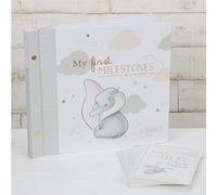 Disney Baby Dumbo Elephant Photo Album & Milestone Card Boxed Set