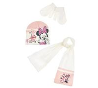 Disney Baby Girls' 'Hu4079' Winter Accessory Set, Blanc, 50 cm (3-5 ans)'