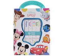 Disney Baby Mickey Mouse, Minnie, Toy Story and More! - My First Library Board Book Block 12-Book Set - First Words, Shapes, Numbers, and More! - PI Kids