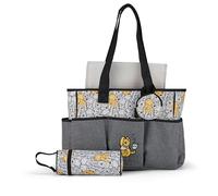 Disney Baby Multi-Functional Travel Tote Diaper Bag with Changing Pad, Winnie the Pooh Hunny, L, Baby Multi-functional Travel Tote Diaper Bag With Changing Pad