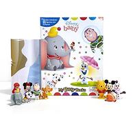 Disney Baby My Busy Books - Storybook, 10 figurines, playmat