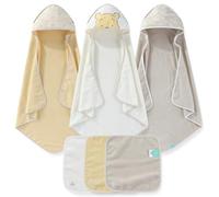 Disney Baby Winnie the Pooh Unisex Hooded Bath Towels, Pack of 6