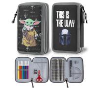 Disney Baby Yoda Filled Pencil Case, Stationery Set School Supplies