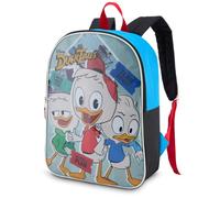 Disney Backpack 15-inch Boys Bookbag Padded Straps & Large Zip Compartment Ducktales