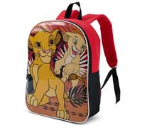 Disney Backpack - Kids Bookbag - Lion King 1 - Padded Straps & Large Zip Compartment - 15 inches