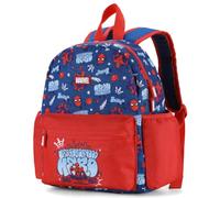 Disney Backpack for Kids, 12"/14" Lightweight Backpack School Bookbag, Marvel Spider-man's City-grid Hero, S, Character