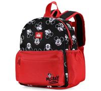 Disney Backpack for Kids, 12"/14" Lightweight Backpack School Bookbag, Mickey's Classic Bold Lattice, M, Character
