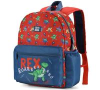 Disney Backpack for Kids, 12"/14" Lightweight Backpack School Bookbag, Toy Story Rex's Roaring Galaxy Check, M, Character