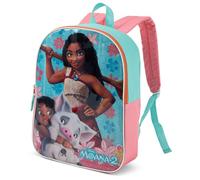 Disney Moana Backpack for Kids - Cute & Durable Kids Backpack for Girls with Padded Straps & Zip Compartment - Ideal Toddler Bookbag for School & Travel - 15”