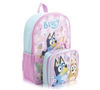Disney Backpack for School and Lunch Box for Kids | Kids Knapsack and Insulated Lunch Bag Lunch Box for Girls, Boys, Toddlers, Bluey Tie Dye, Daypack Backpacks