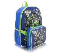 Disney Backpack for School and Lunch Box for Kids | Kids Knapsack and Insulated Lunch Bag Lunch Box for Girls, Boys, Toddlers, Monster Jam, Daypack Backpacks