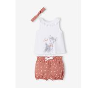 Disney® Bambi 3-Piece Set: T-shirt + Bloomers + Headband, for Babies rose