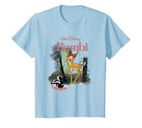 Disney Bambi and Flower Forest T-Shirt, Youth, Baby Blue, 2T