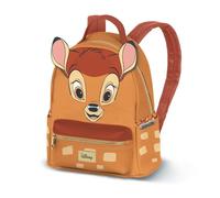 Disney Bambi Face-Heady Backpack, Brown 25 x 29 cm, Capacity 8 L