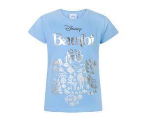 Disney Bambi GirlsBlue Short Sleeved T-Shirt - 9-11 Years