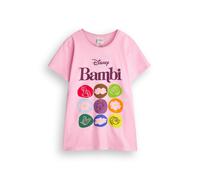 Disney Bambi GirlsPink Short Sleeved T-Shirt - 9-11 Years