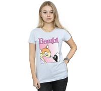 Disney Bambi Nice To Meet You Cotton T-Shirt In Grey Grey