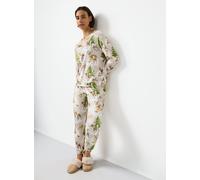 Disney Bambi Printed Beige Slinky Fleece Pyjamas XXL