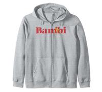 Disney Bambi Simple Bambi Logo Zip Hoodie