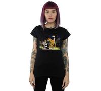 Disney Bambi Tail Butterfly Still Cotton T-Shirt In Black Black XXL