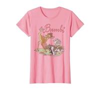 Disney Bambi Thumper Flower Simple Portrait Logo T-Shirt